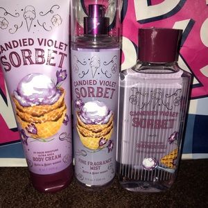 Bath and body works candied violet sorbet
